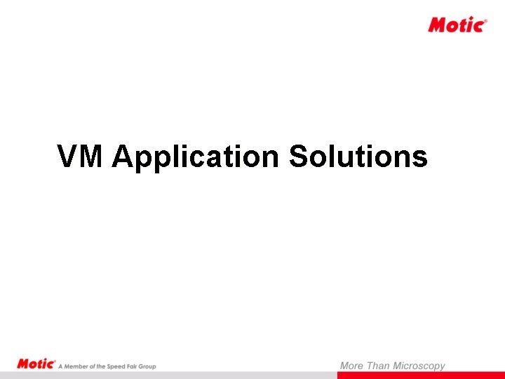 VM Application Solutions 