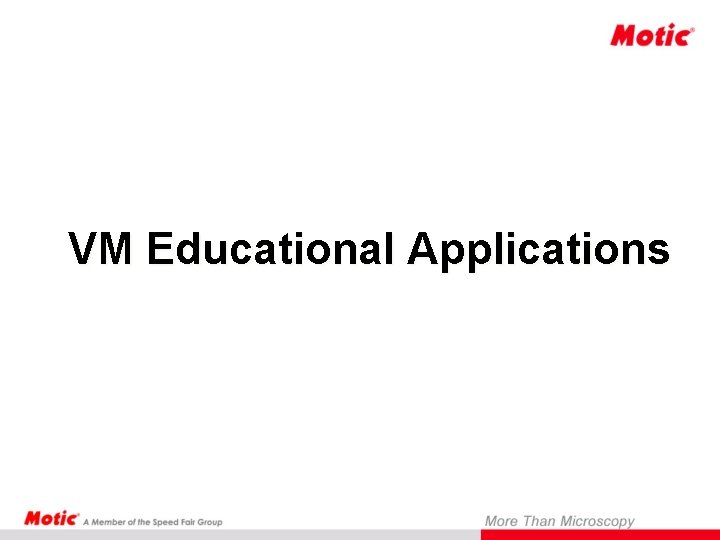 VM Educational Applications 