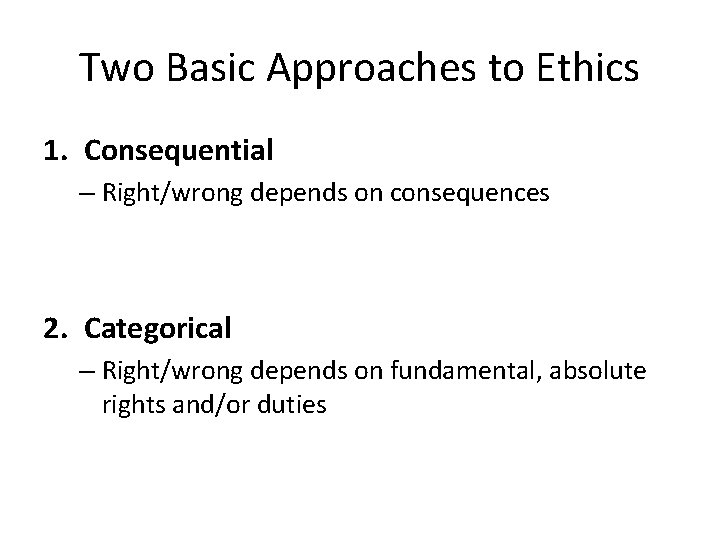 Justice Whats the right thing to do What