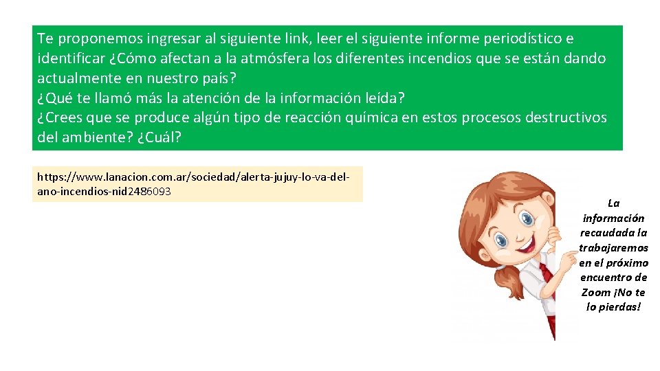 Te proponemos ingresar al siguiente link, leer el siguiente informe periodístico e identificar ¿Cómo