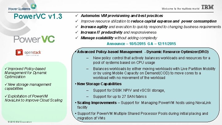 Welcome to the waitless world Power. VC v 1. 3 ü ü ü Automates Welcome to the waitless world Power. VC v 1. 3 ü ü ü Automates