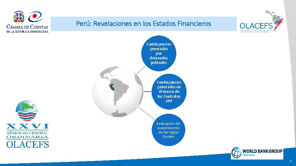 Perú: Revelaciones en los Estados Financieros Contingencias generadas por demandas judiciales Contingencias generadas en