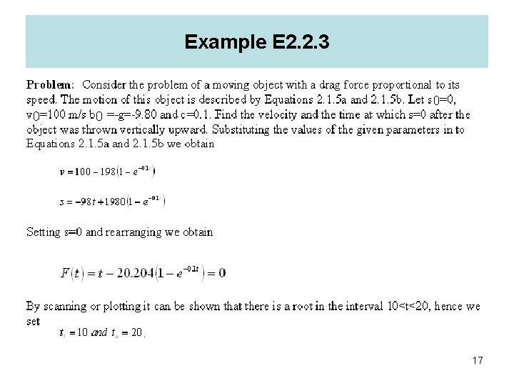 Example E 2. 2. 3 17 