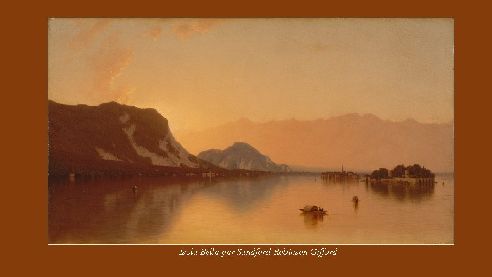 Isola Bella par Sandford Robinson Gifford 