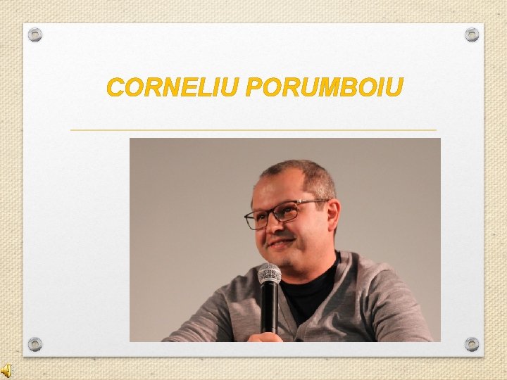 CORNELIU PORUMBOIU 