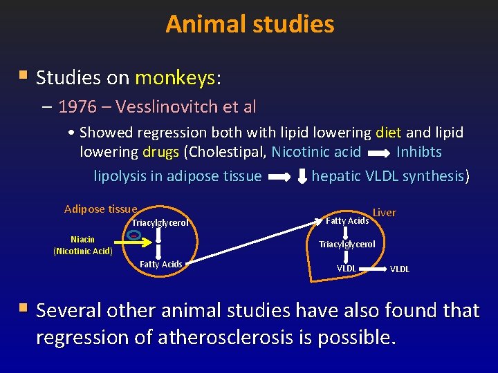 Animal studies § Studies on monkeys: – 1976 – Vesslinovitch et al • Showed Animal studies § Studies on monkeys: – 1976 – Vesslinovitch et al • Showed