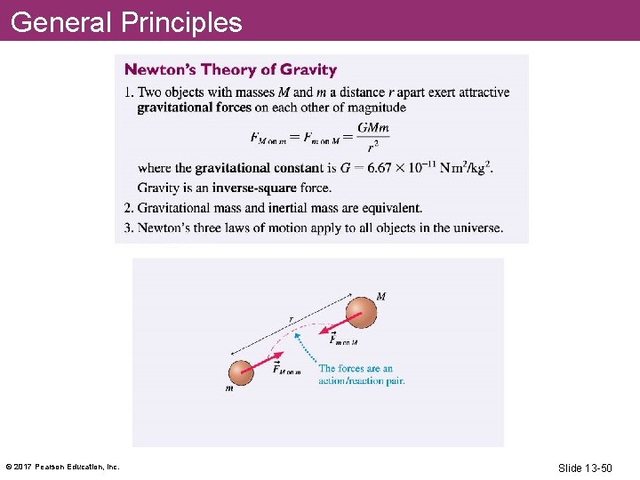 General Principles © 2017 Pearson Education, Inc. Slide 13 -50 