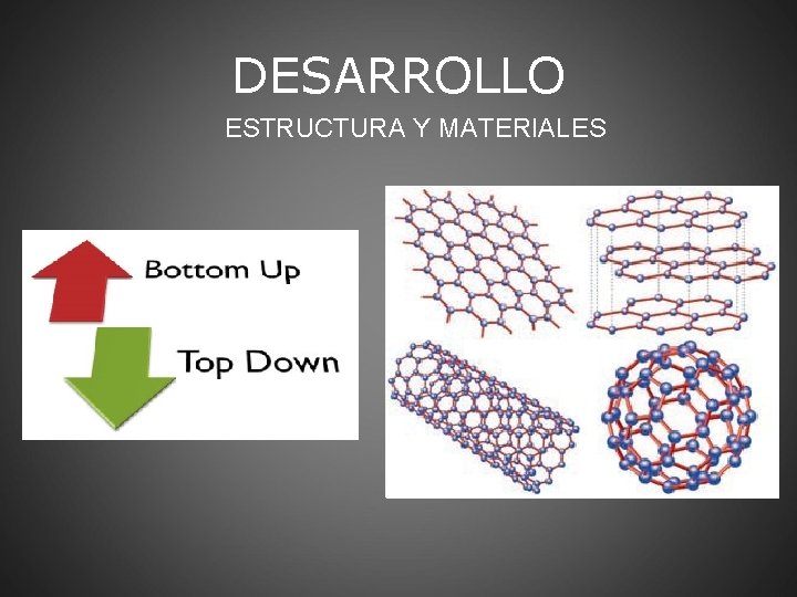 DESARROLLO ESTRUCTURA Y MATERIALES 