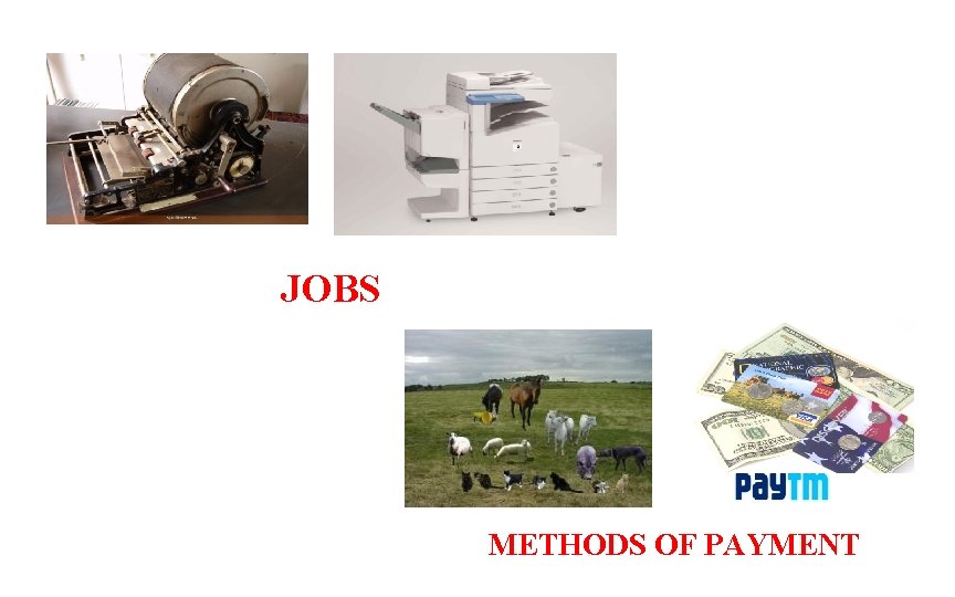 JOBS METHODS OF PAYMENT 