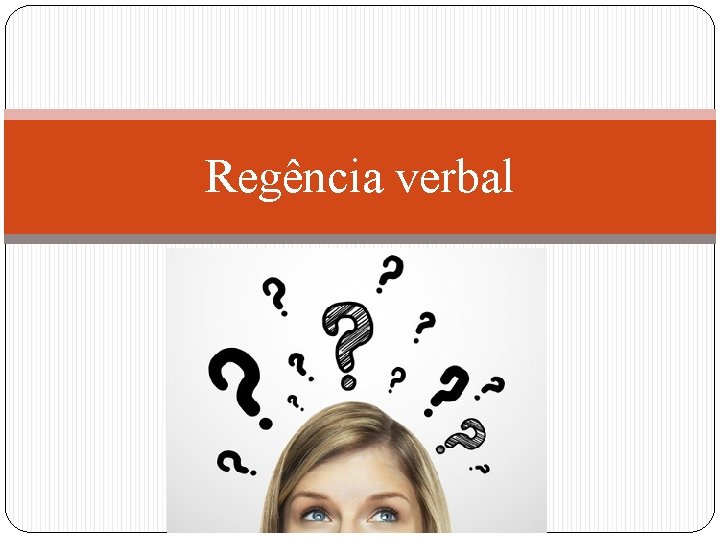 Regência verbal 