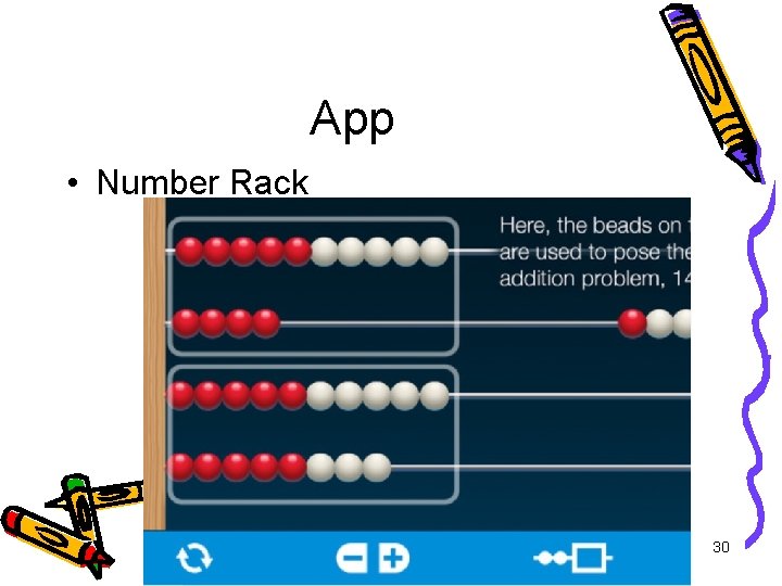 App • Number Rack 30 