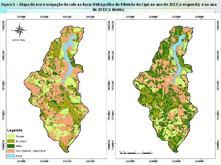 Figura 5 – Mapa de uso e ocupação do solo na Bacia Hidrográfica do