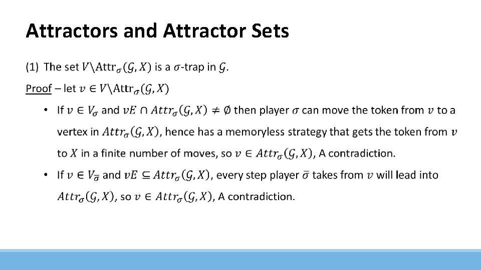 Attractors and Attractor Sets 