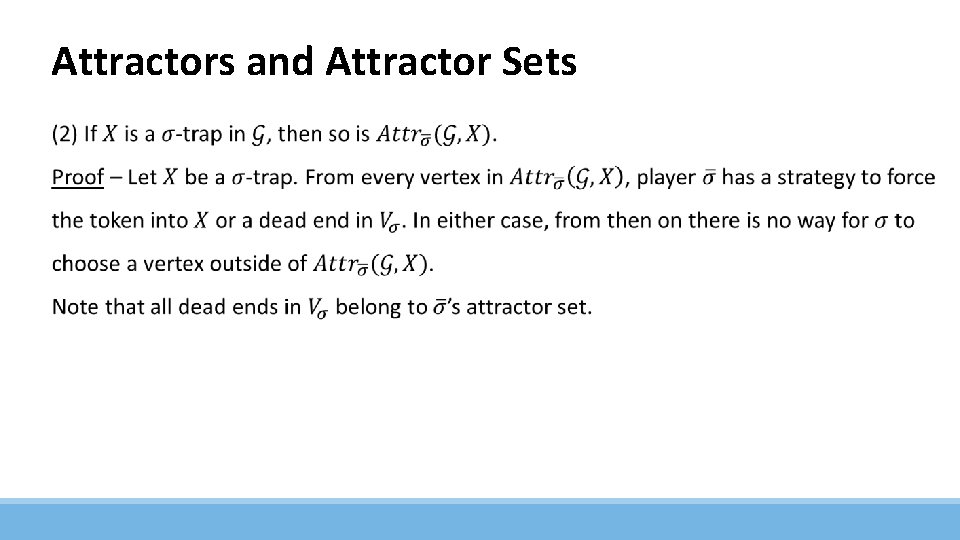 Attractors and Attractor Sets 