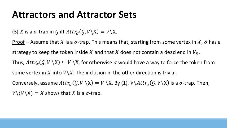 Attractors and Attractor Sets 