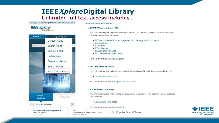 IEEE Xplore. Digital Library Unlimited full text access includes… IEEE Xplore. Digital Library Unlimited full text access includes…