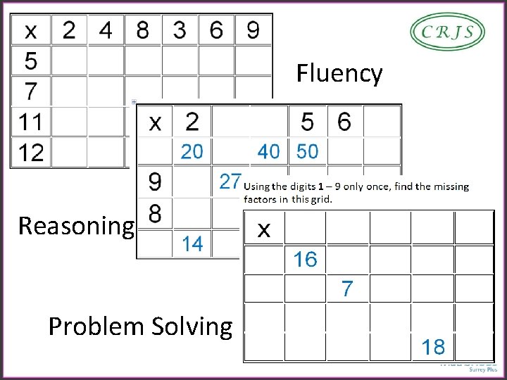 Fluency Reasoning Problem Solving 