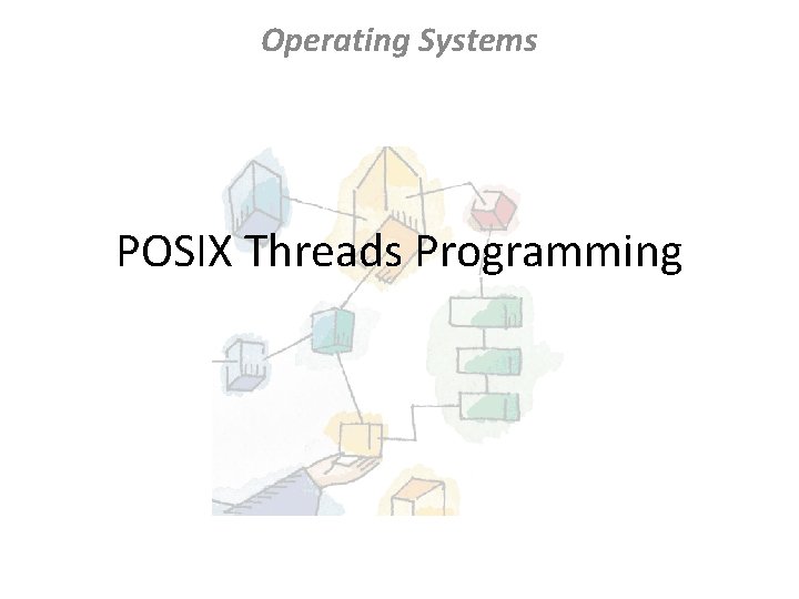 Operating Systems POSIX Threads Programming 