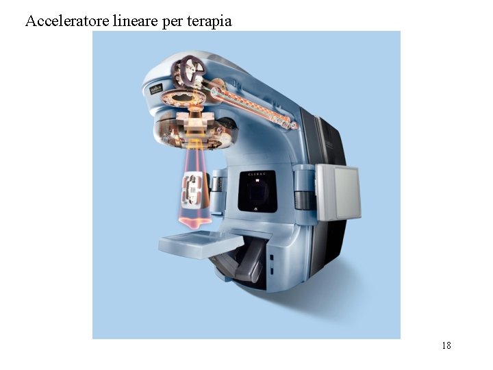 Acceleratore lineare per terapia 18 