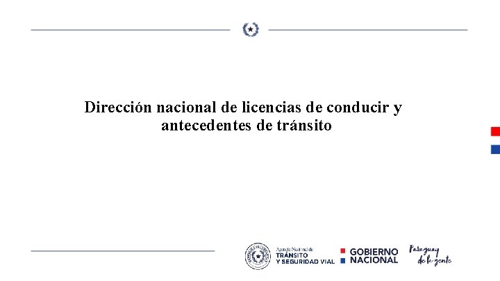 Dirección nacional de licencias de conducir y antecedentes de tránsito 