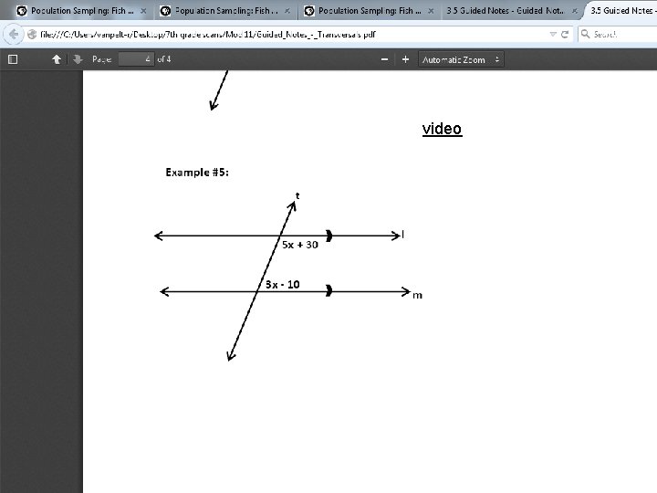Line and Angle Relationships video 