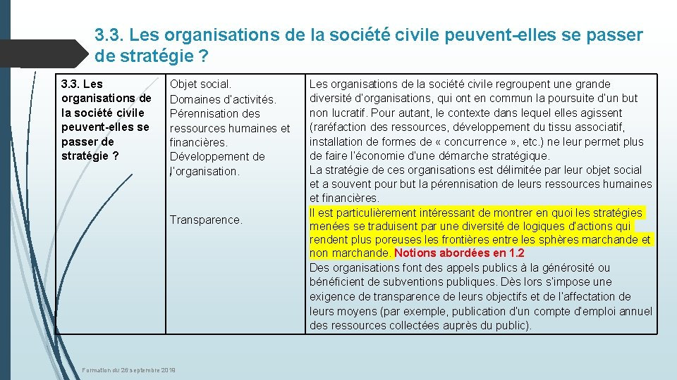 3. 3. Les organisations de la société civile peuvent-elles se passer de stratégie ?