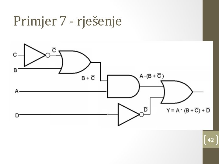 Primjer 7 - rješenje 42 