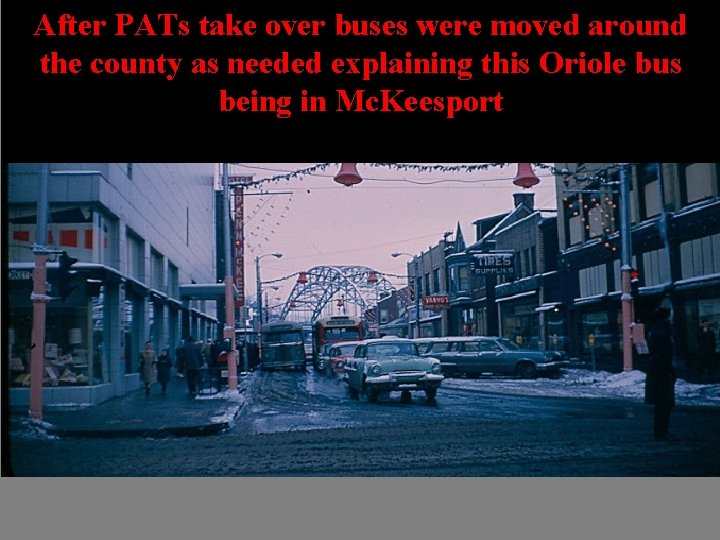 After PATs take over buses were moved around the county as needed explaining this