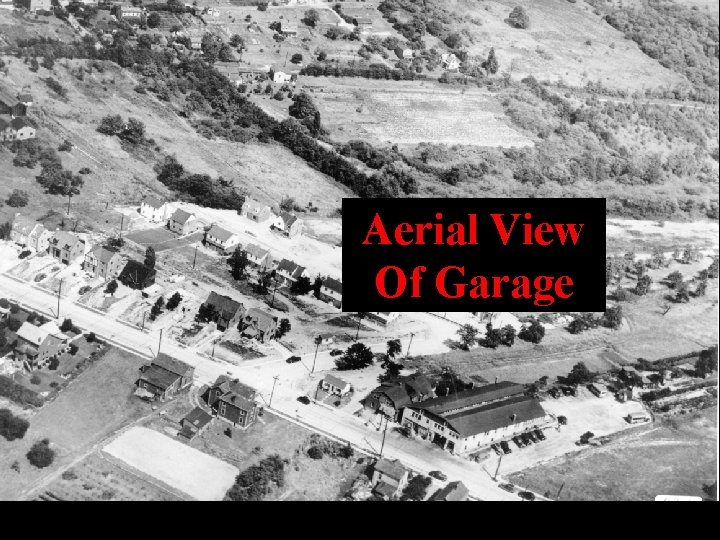 Aerial View Of Garage 