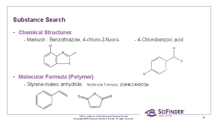 Substance Search • Chemical Structures - Markush : Benzothiazole, 4 -chloro-2 -fluoro- - 4