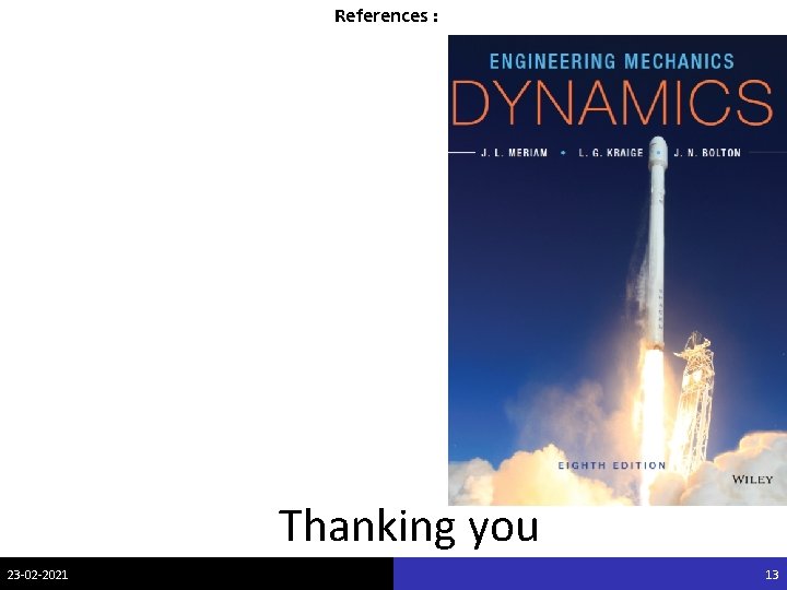 References : Thanking you 23 -02 -2021 13 References : Thanking you 23 -02 -2021 13