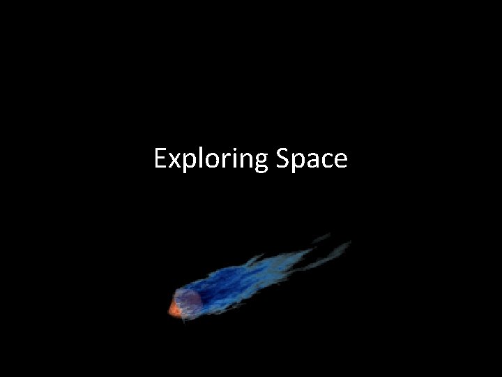 Exploring Space 