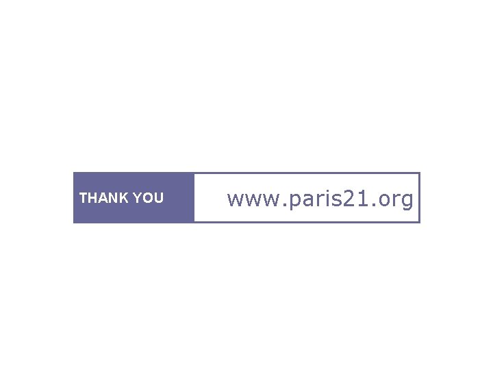 THANK YOU www. paris 21. org 