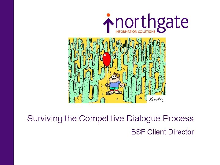Surviving the Competitive Dialogue Process BSF Client Director 