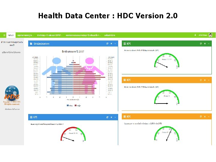 Health Data Center : HDC Version 2. 0 