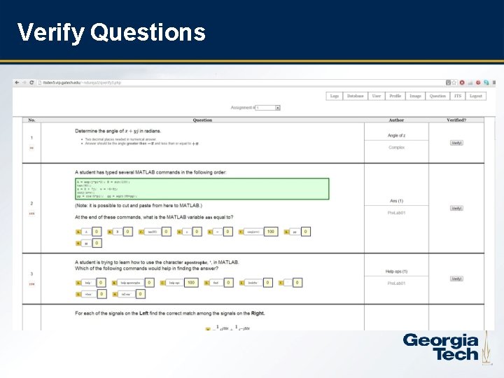 Verify Questions 22 