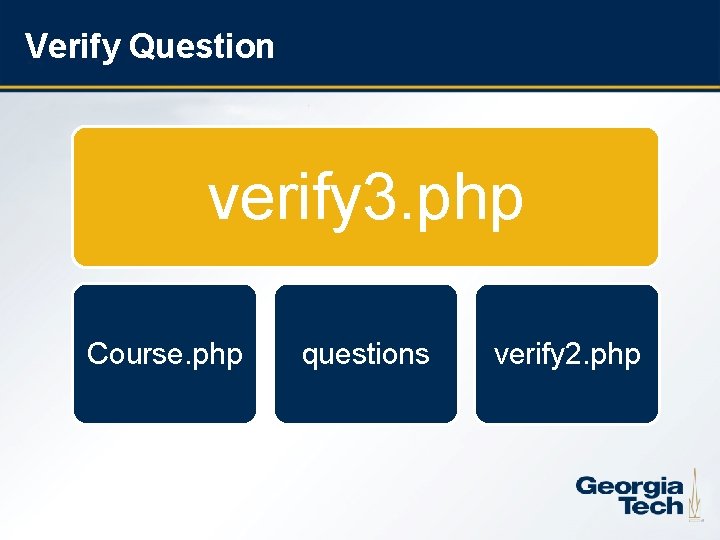 Verify Question verify 3. php Course. php 23 questions verify 2. php 