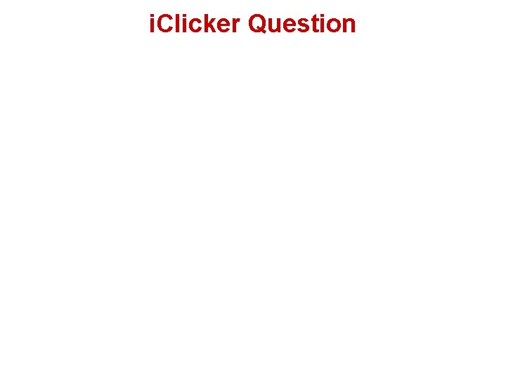 i. Clicker Question outside the wire Assume uniform current density, what’s the magnetic field