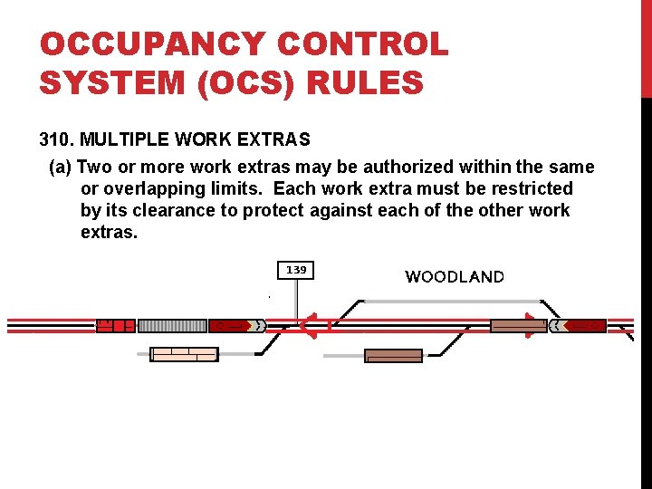 OCCUPANCY CONTROL SYSTEM (OCS) RULES 310. MULTIPLE WORK EXTRAS (a) Two or more work