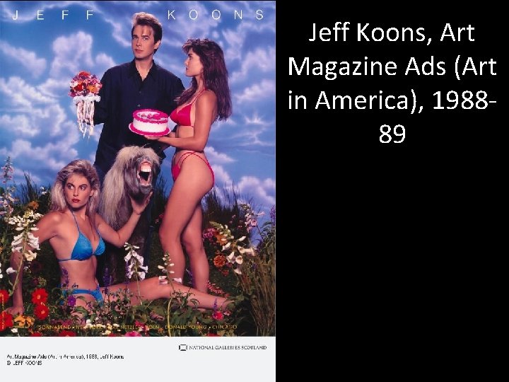 Jeff Koons, Art Magazine Ads (Art in America), 198889 