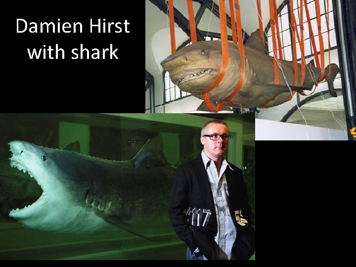 Damien Hirst with shark 