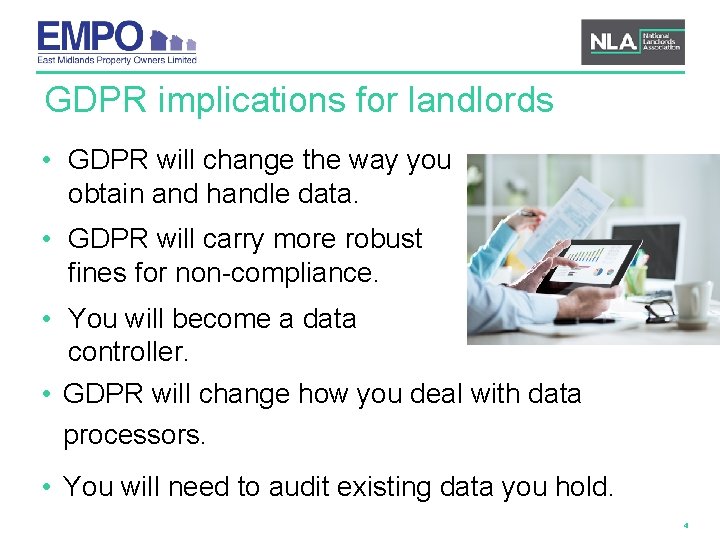 GDPR implications for landlords • GDPR will change the way you obtain and handle