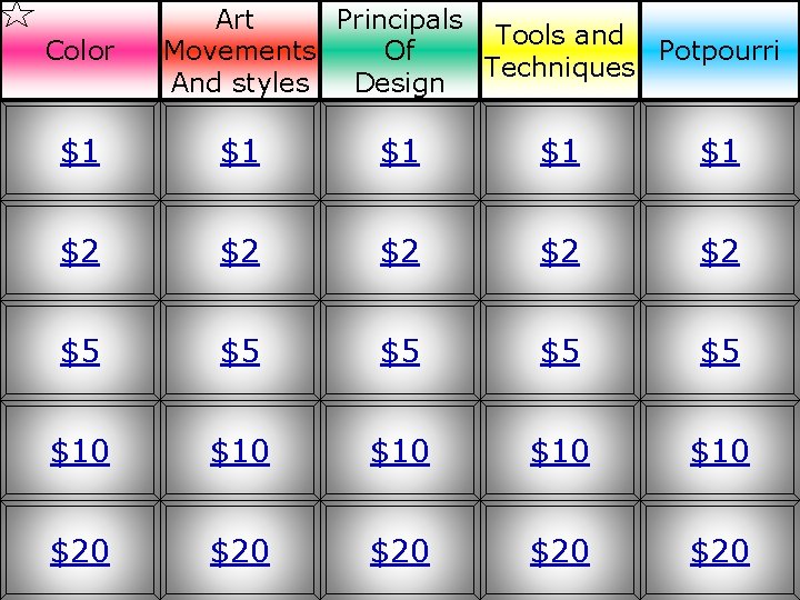 Color Art Principals Tools and Movements Of Potpourri Techniques And styles Design $1 $1