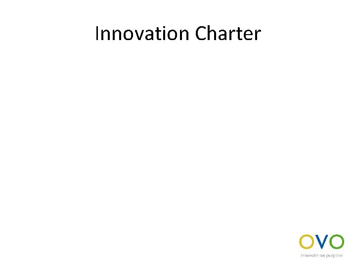 Innovation Charter 