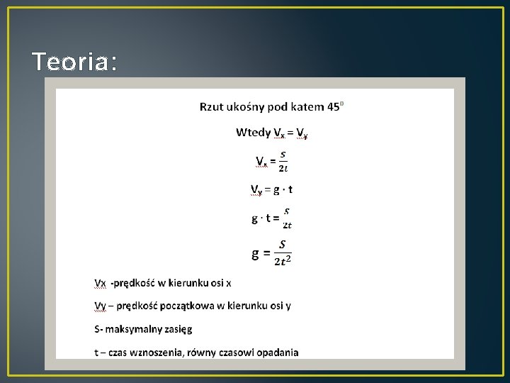 Teoria: 