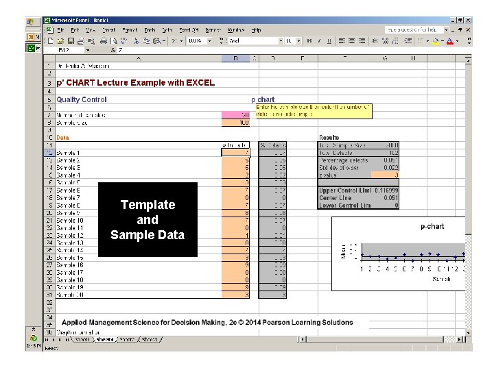 Template and Sample Data 