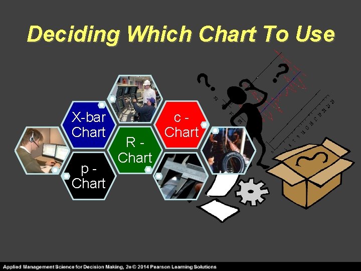 Deciding Which Chart To Use X-bar Chart p. Chart RChart c. Chart 