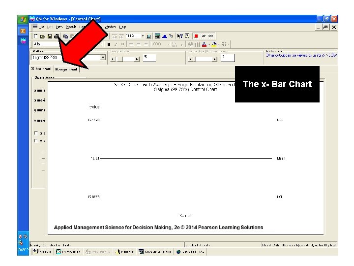 The x- Bar Chart 