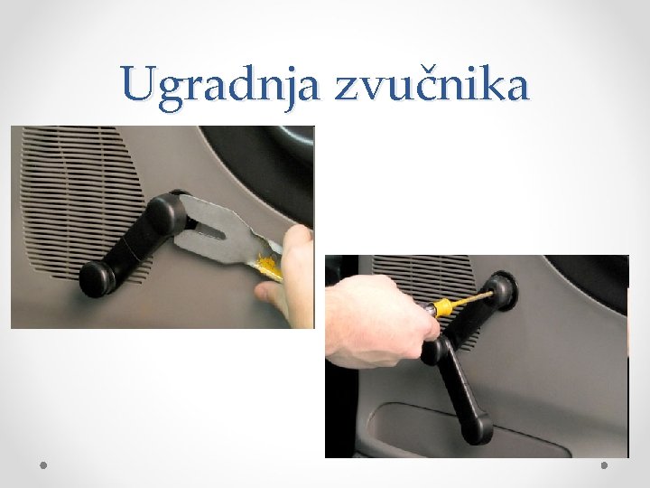 Ugradnja zvučnika 