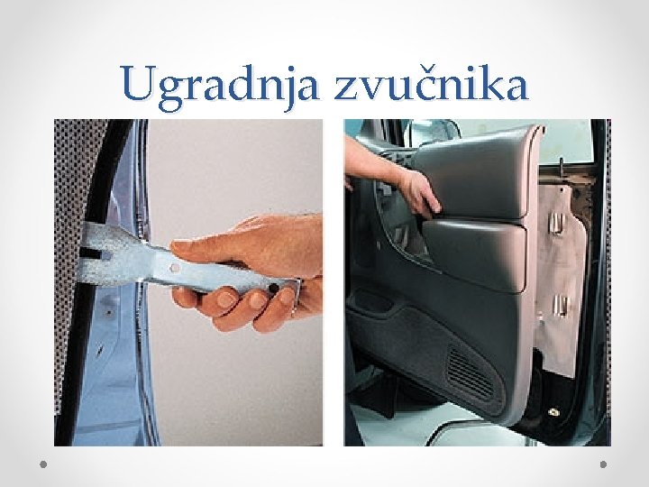 Ugradnja zvučnika 